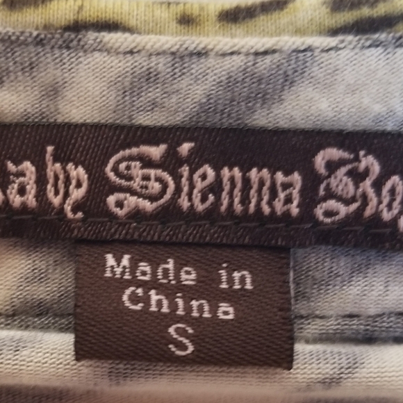 Beaded Mushbaby Sienna Rose Inc. Women's Multicolor V-neck Tunic Size Small - Picture 2 of 5